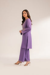 2 Piece Slub Khaddar Embroidered Suit (CS0319)